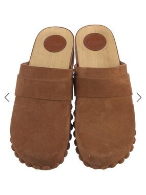 Chloe studded Seude clogs